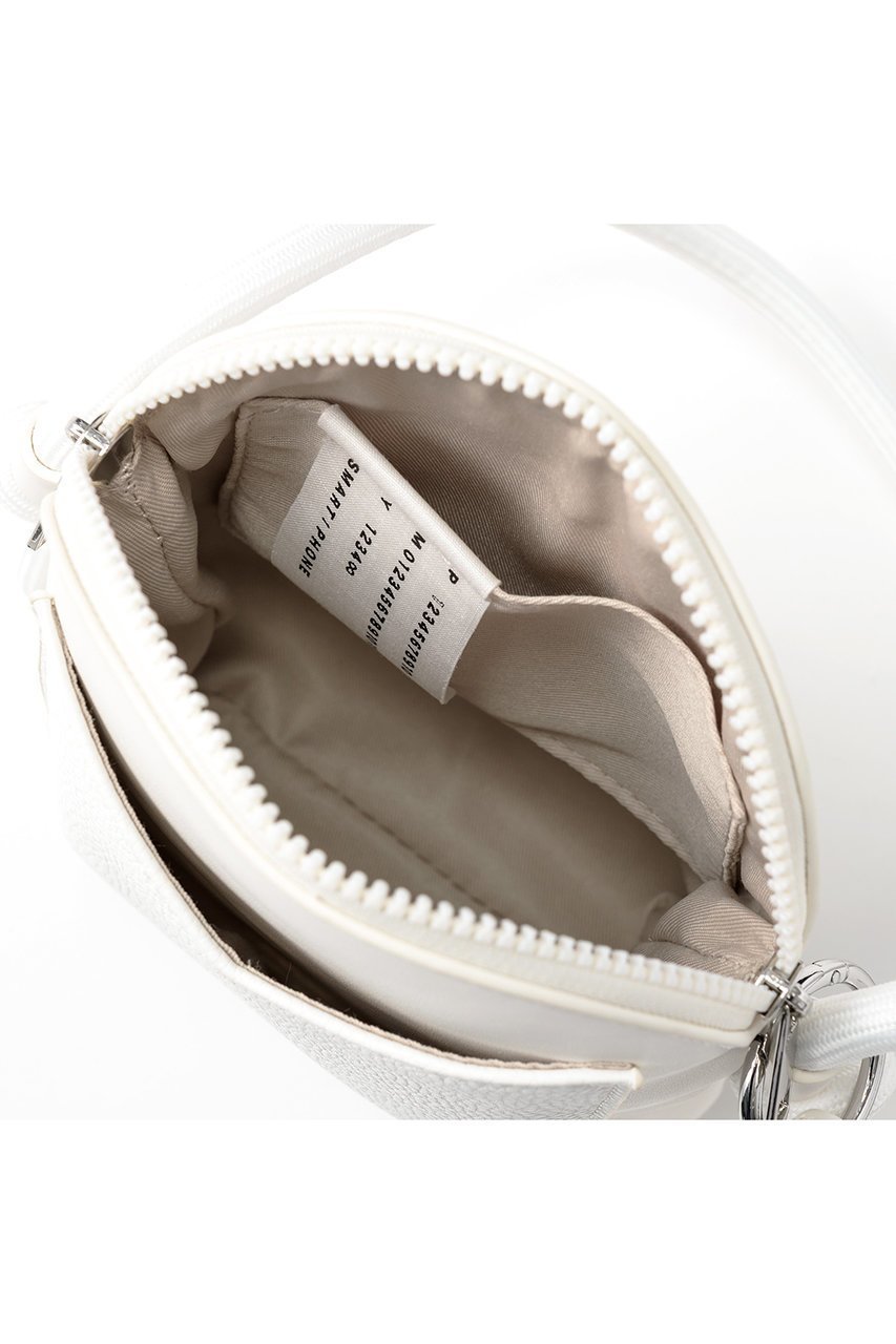 【マールマール/MARLMARL】の【MATO by MARLMARL】ZIPLINE PHONE BAG ショルダーバッグ 人気、トレンドファッション・服の通販 founy(ファニー) 　ファッション　Fashion　レディースファッション　Fashion for Women　バッグ　Bags　カッティング　Cutting Detail　ショルダー　Shoulder, Shoulder Strap　シルバー　Silver, Metallic Silver　スマホ　Smartphone, Mobile Device　スマート　Smart, Elegant　財布　Wallet, Purse　パッチ　Patch, Appliqué　ポケット　Pocket, Pocket Detail　モノトーン　Monotone, Black and White　ラップ　Wrap, Wrap Design　リップ　Lip, Lip Motif　ワンポイント　One Point, Statement Accent　新作・新入荷　New Arrivals / New In　other-6|ID: prp329100004906045 ipo3291000000036730672
