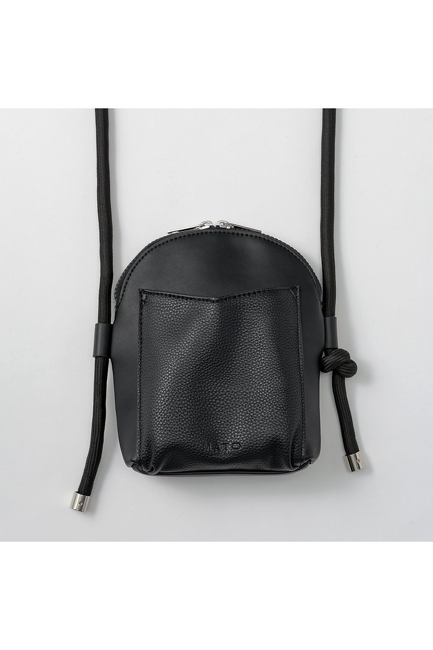 【マールマール/MARLMARL】の【MATO by MARLMARL】ZIPLINE PHONE BAG ショルダーバッグ 人気、トレンドファッション・服の通販 founy(ファニー) 　ファッション　Fashion　レディースファッション　Fashion for Women　バッグ　Bags　カッティング　Cutting Detail　ショルダー　Shoulder, Shoulder Strap　シルバー　Silver, Metallic Silver　スマホ　Smartphone, Mobile Device　スマート　Smart, Elegant　財布　Wallet, Purse　パッチ　Patch, Appliqué　ポケット　Pocket, Pocket Detail　モノトーン　Monotone, Black and White　ラップ　Wrap, Wrap Design　リップ　Lip, Lip Motif　ワンポイント　One Point, Statement Accent　新作・新入荷　New Arrivals / New In　other-7|ID: prp329100004906045 ipo3291000000036730674