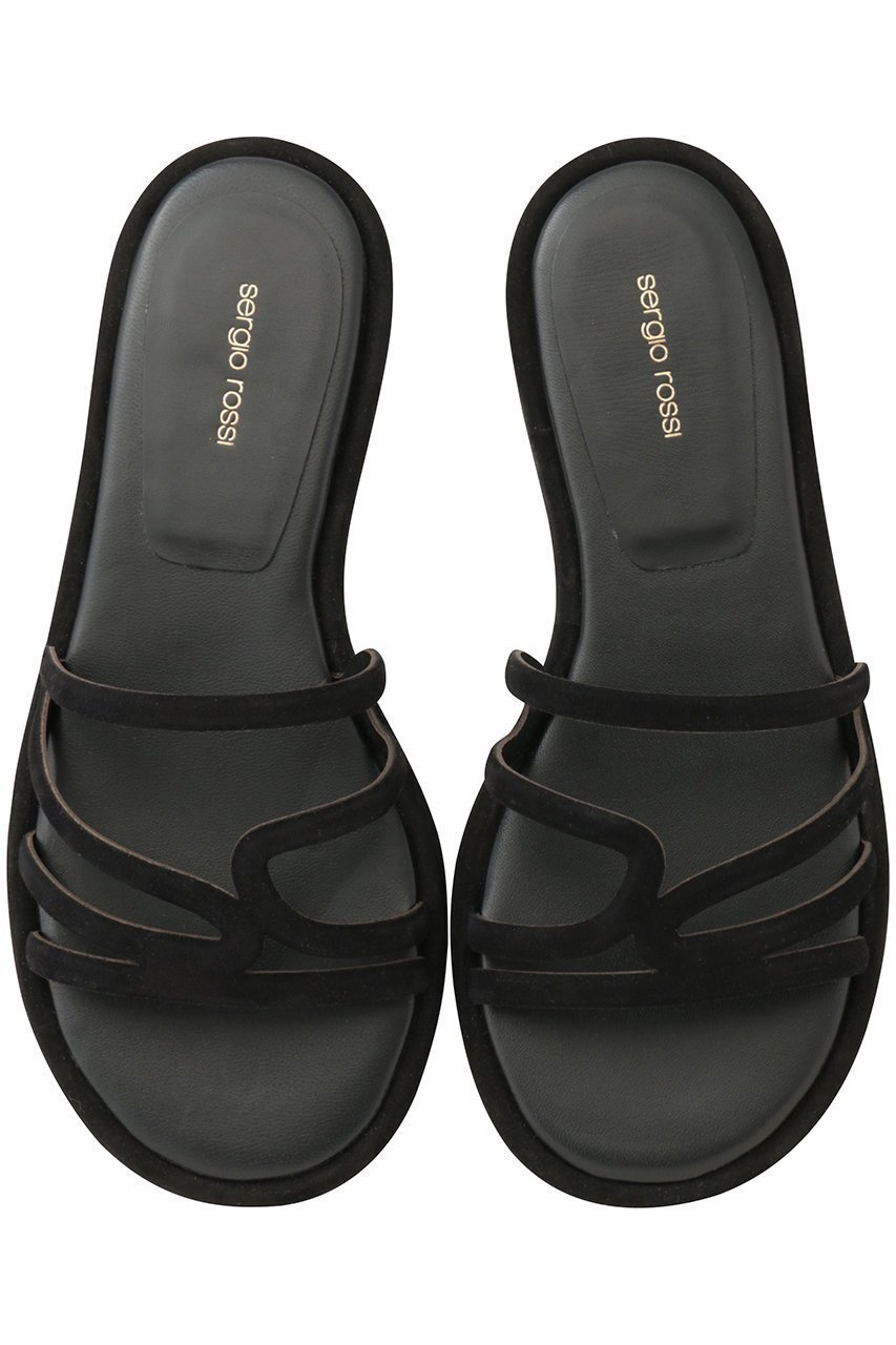 【セルジオ ロッシ/SERGIO ROSSI】のSONIC スライドサンダル インテリア・キッズ・メンズ・レディースファッション・服の通販 founy(ファニー) 　ファッション　Fashion　レディースファッション　Fashion for Women　サンダル　Sandals, Summer Shoes　ワーク　Workwear, Utility Style　夏　Summer　新作・新入荷　New Arrivals / New In　春　Spring　S/S・春夏　SS, Spring/Summer, Warm Season　ブラック|ID: prp329100004906049 ipo3291000000036730687