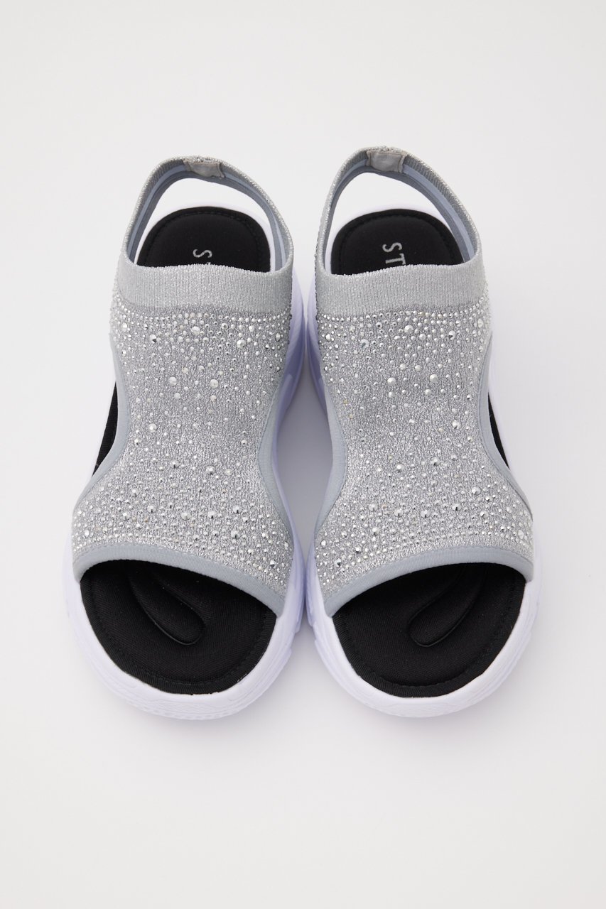 【スタッカート/STACCATO】の【4/8 10:00販売開始】クリスタルカバーアップスポーツサンダル 人気、トレンドファッション・服の通販 founy(ファニー) 　ファッション　Fashion　レディースファッション　Fashion for Women　スポーツウェア　Functional & Stylish Sportswear　サンダル&ミュール　Sandals & Mules　クッション　Cushion, Throw Pillow　クリスタル　Crystal, Swarovski　サンダル　Sandals, Summer Shoes　ストーン　Stone, Gem-Like　スポーツ　Sports, Activewear　フィット　Fit, Slim Fit　新作・新入荷　New Arrivals / New In　軽量　Lightweight, Ultra Light　other-3|ID: prp329100004906066 ipo3291000000036730833