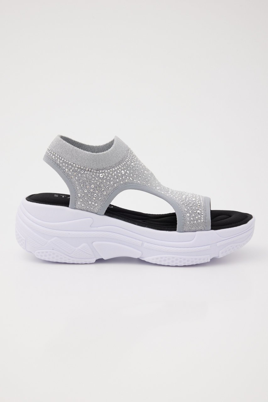 【スタッカート/STACCATO】の【4/8 10:00販売開始】クリスタルカバーアップスポーツサンダル 人気、トレンドファッション・服の通販 founy(ファニー) 　ファッション　Fashion　レディースファッション　Fashion for Women　スポーツウェア　Functional & Stylish Sportswear　サンダル&ミュール　Sandals & Mules　クッション　Cushion, Throw Pillow　クリスタル　Crystal, Swarovski　サンダル　Sandals, Summer Shoes　ストーン　Stone, Gem-Like　スポーツ　Sports, Activewear　フィット　Fit, Slim Fit　新作・新入荷　New Arrivals / New In　軽量　Lightweight, Ultra Light　other-4|ID: prp329100004906067 ipo3291000000036730834