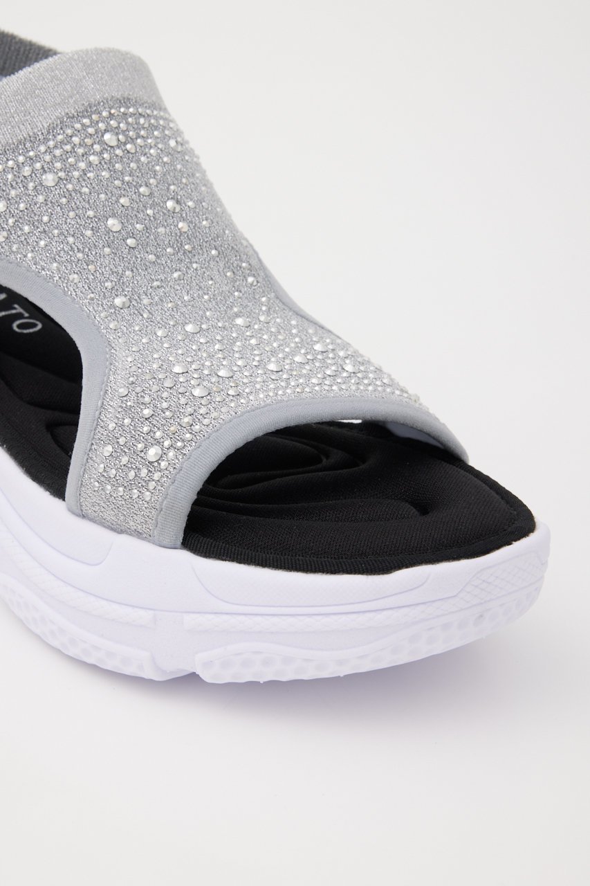 【スタッカート/STACCATO】の【4/8 10:00販売開始】クリスタルカバーアップスポーツサンダル 人気、トレンドファッション・服の通販 founy(ファニー) 　ファッション　Fashion　レディースファッション　Fashion for Women　スポーツウェア　Functional & Stylish Sportswear　サンダル&ミュール　Sandals & Mules　クッション　Cushion, Throw Pillow　クリスタル　Crystal, Swarovski　サンダル　Sandals, Summer Shoes　ストーン　Stone, Gem-Like　スポーツ　Sports, Activewear　フィット　Fit, Slim Fit　新作・新入荷　New Arrivals / New In　軽量　Lightweight, Ultra Light　other-7|ID: prp329100004906067 ipo3291000000036730840