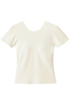 【プルミエ アロンディスモン/1er Arrondissement】の【NICE NICE MOMENT】COMPACT TEE 人気、トレンドファッション・服の通販 founy(ファニー) ファッション Fashion レディースファッション Fashion for Women トップス・カットソー Cut & Sew Tops シャツ・ブラウス・オフィスカジュアル Elegant Blouses & Button-Ups ロングTシャツ・Tシャツ Longline T-Shirts & Tees カットソー・ベーシックTシャツ Cut-and-Sewn Tops / Stretch Tees & Basics インナー Innerwear コンパクト Compact, Small Size ショート Short, Short Length スリーブ Sleeve, Long Sleeve / Short Sleeve 新作・新入荷 New Arrivals / New In thumbnail ホワイト|ID: prp329100004906074 ipo3291000000036730908