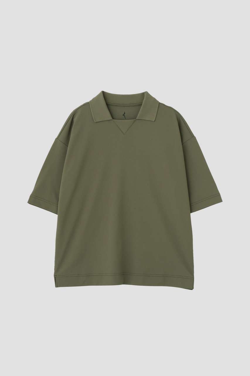 【マーガレットハウエル/MARGARET HOWELL】のHIGHDENCE MESH JERSEY TOP 人気、トレンドファッション・服の通販 founy(ファニー) 　ファッション　Fashion　レディースファッション　Fashion for Women　トップス・カットソー　Cut & Sew Tops　シャツ・ブラウス・オフィスカジュアル　Elegant Blouses & Button-Ups　ロングTシャツ・Tシャツ　Longline T-Shirts & Tees　カットソー・ベーシックTシャツ　Cut-and-Sewn Tops / Stretch Tees & Basics　コレクション　Collection, Seasonal Line　ショート　Short, Short Length　スポーティ　Sporty, Casual Athletic　スリーブ　Sleeve, Long Sleeve / Short Sleeve　フロント　Front, Front Design　ポロシャツ　Polo Shirt, Collared Tee　マーガレット　Marguerite, Daisy Pattern　リラックス　Relax, Relaxed Fit　夏　Summer　新作・新入荷　New Arrivals / New In　other-4|ID: prp329100004906080 ipo3291000000036730971