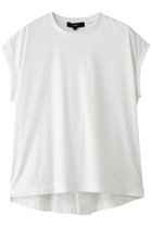 【フローレント/FLORENT】のコットンスムース フレンチスリーブトップス 人気、トレンドファッション・服の通販 founy(ファニー) ファッション Fashion レディースファッション Fashion for Women トップス・カットソー Cut & Sew Tops シャツ・ブラウス・オフィスカジュアル Elegant Blouses & Button-Ups ロングTシャツ・Tシャツ Longline T-Shirts & Tees カットソー・ベーシックTシャツ Cut-and-Sewn Tops / Stretch Tees & Basics ショート Short, Short Length スリーブ Sleeve, Long Sleeve / Short Sleeve 吸水 Absorbent, Quick-Dry 夏 Summer 新作・新入荷 New Arrivals / New In 春 Spring S/S・春夏 SS, Spring/Summer, Warm Season thumbnail ホワイト|ID: prp329100004906100 ipo3291000000036731102