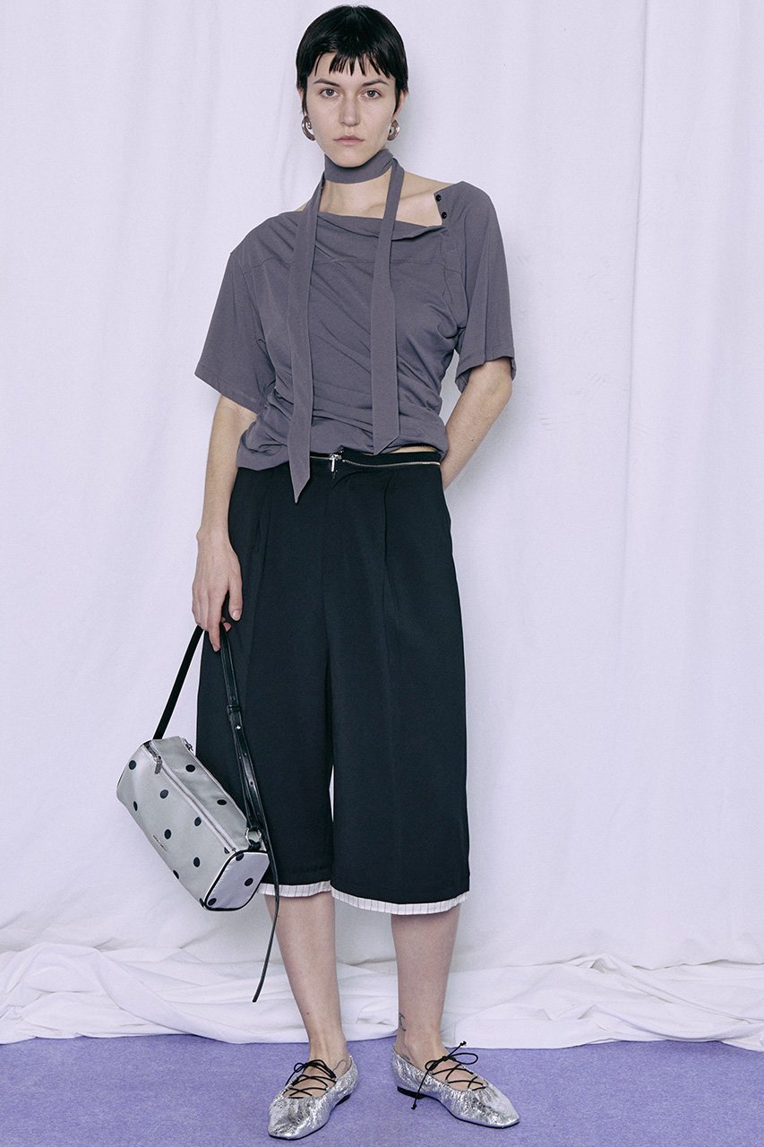 【メゾンスペシャル/MAISON SPECIAL】のTie Detail 2WAY Twist T-Shirt/タイ付2WAYツイストTシャツ 人気、トレンドファッション・服の通販 founy(ファニー) 　ファッション　Fashion　レディースファッション　Fashion for Women　トップス・カットソー　Cut & Sew Tops　シャツ・ブラウス・オフィスカジュアル　Elegant Blouses & Button-Ups　ロングTシャツ・Tシャツ　Longline T-Shirts & Tees　カットソー・ベーシックTシャツ　Cut-and-Sewn Tops / Stretch Tees & Basics　カットソー　Cut and Sewn Top　コンパクト　Compact, Small Size　ショート　Short, Short Length　シンプル　Simple, Minimal　スリーブ　Sleeve, Long Sleeve / Short Sleeve　ツイスト　Tweed, Tweed Fabric　ボトム　Bottoms, Lower Wear　夏　Summer　新作・新入荷　New Arrivals / New In　other-7|ID: prp329100004906111 ipo3291000000036731209