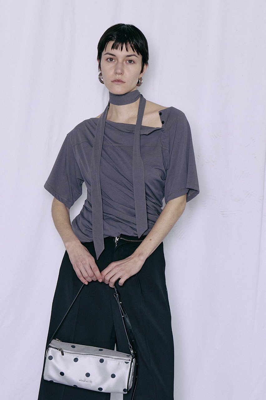 【メゾンスペシャル/MAISON SPECIAL】のTie Detail 2WAY Twist T-Shirt/タイ付2WAYツイストTシャツ 人気、トレンドファッション・服の通販 founy(ファニー) 　ファッション　Fashion　レディースファッション　Fashion for Women　トップス・カットソー　Cut & Sew Tops　シャツ・ブラウス・オフィスカジュアル　Elegant Blouses & Button-Ups　ロングTシャツ・Tシャツ　Longline T-Shirts & Tees　カットソー・ベーシックTシャツ　Cut-and-Sewn Tops / Stretch Tees & Basics　カットソー　Cut and Sewn Top　コンパクト　Compact, Small Size　ショート　Short, Short Length　シンプル　Simple, Minimal　スリーブ　Sleeve, Long Sleeve / Short Sleeve　ツイスト　Tweed, Tweed Fabric　ボトム　Bottoms, Lower Wear　夏　Summer　新作・新入荷　New Arrivals / New In　other-8|ID: prp329100004906111 ipo3291000000036731212