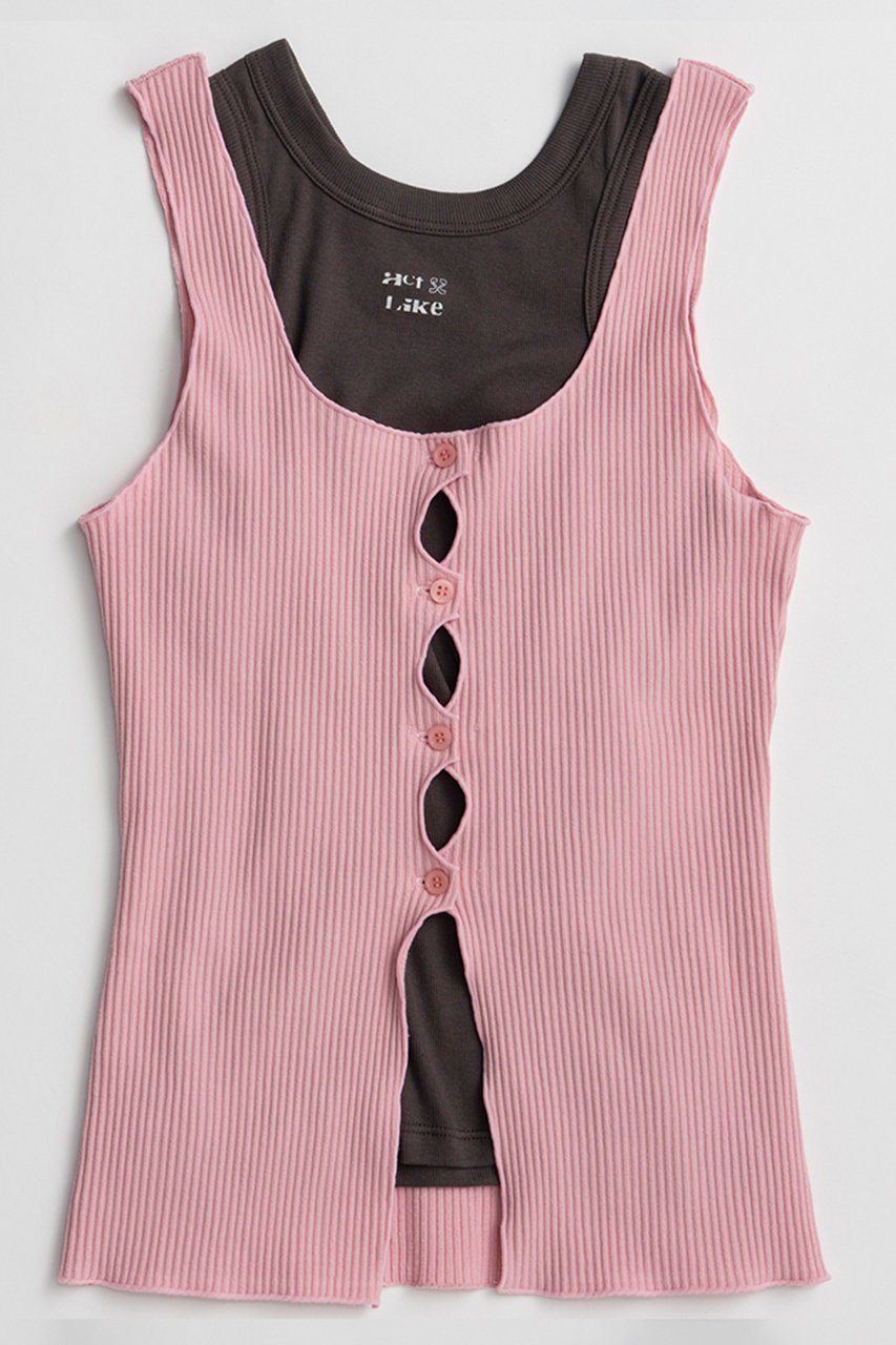 【メゾンスペシャル/MAISON SPECIAL】のMultiway Rib Tank Set/マルチウェイリブタンクセット インテリア・キッズ・メンズ・レディースファッション・服の通販 founy(ファニー) 　ファッション　Fashion　レディースファッション　Fashion for Women　トップス・カットソー　Cut & Sew Tops　キャミソール&ノースリーブ　Camisoles & Sleeveless Tops　シャツ・ブラウス・オフィスカジュアル　Elegant Blouses & Button-Ups　ロングTシャツ・Tシャツ　Longline T-Shirts & Tees　カットソー・ベーシックTシャツ　Cut-and-Sewn Tops / Stretch Tees & Basics　キャミソール　Camisole, Spaghetti Strap Top　ストレッチ　Stretch, Stretchy Fabric　タンク　Tank Top, Sleeveless Top　フィット　Fit, Slim Fit　ボトム　Bottoms, Lower Wear　夏　Summer　新作・新入荷　New Arrivals / New In　BRN(ブラウン)|ID: prp329100004906115 ipo3291000000036731237
