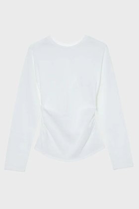 【スタニングルアー/STUNNING LURE】 クロスヘムロンT人気、トレンドファッション・服の通販 founy(ファニー) ファッション Fashion レディースファッション Fashion for Women トップス・カットソー Cut & Sew Tops シャツ・ブラウス・オフィスカジュアル Elegant Blouses & Button-Ups ロングTシャツ・Tシャツ Longline T-Shirts & Tees カットソー・ベーシックTシャツ Cut-and-Sewn Tops / Stretch Tees & Basics カットソー Cut and Sewn Top ギャザー Gathered, Ruffled シンプル Simple, Minimal スリーブ Sleeve, Long Sleeve / Short Sleeve ベーシック Basic, Essential ボトム Bottoms, Lower Wear ロング Long, Long-Length |ID:prp329100004906132