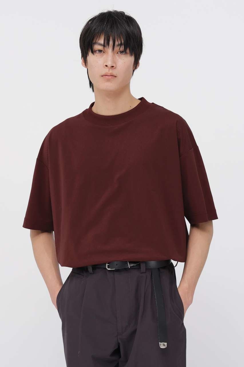 【その他のブランド/Other】のHIGHDENCE PIQUE JERSEY TOP インテリア・キッズ・メンズ・レディースファッション・服の通販 founy(ファニー) 　ファッション　Fashion　レディースファッション　Fashion for Women　トップス・カットソー　Cut & Sew Tops　シャツ・ブラウス・オフィスカジュアル　Elegant Blouses & Button-Ups　ロングTシャツ・Tシャツ　Longline T-Shirts & Tees　カットソー・ベーシックTシャツ　Cut-and-Sewn Tops / Stretch Tees & Basics　コレクション　Collection, Seasonal Line　ショート　Short, Short Length　スリーブ　Sleeve, Long Sleeve / Short Sleeve　マーガレット　Marguerite, Daisy Pattern　ワイド　Wide, Wide Fit　夏　Summer　新作・新入荷　New Arrivals / New In　レッド|ID: prp329100004906145 ipo3291000000036731534