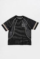 【メゾンスペシャル/MAISON SPECIAL】のNumbering Mesh T-Shirt/ナンバリングメッシュTシャツ 人気、トレンドファッション・服の通販 founy(ファニー) ファッション Fashion レディースファッション Fashion for Women トップス・カットソー Cut & Sew Tops シャツ・ブラウス・オフィスカジュアル Elegant Blouses & Button-Ups ロングTシャツ・Tシャツ Longline T-Shirts & Tees カットソー・ベーシックTシャツ Cut-and-Sewn Tops / Stretch Tees & Basics インナー Innerwear シアー Sheer, See-Through ショート Short, Short Length スリーブ Sleeve, Long Sleeve / Short Sleeve ドッキング Docking, Mixed Material ビッグ Big, Oversized プリント Print, Printed Pattern メッシュ Mesh, Net Fabric 再入荷 Restock / Back in Stock 夏 Summer thumbnail BLK(ブラック)|ID: prp329100004906147 ipo3291000000036731552