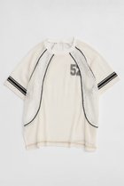【メゾンスペシャル/MAISON SPECIAL】のNumbering Mesh T-Shirt/ナンバリングメッシュTシャツ 人気、トレンドファッション・服の通販 founy(ファニー) ファッション Fashion レディースファッション Fashion for Women トップス・カットソー Cut & Sew Tops シャツ・ブラウス・オフィスカジュアル Elegant Blouses & Button-Ups ロングTシャツ・Tシャツ Longline T-Shirts & Tees カットソー・ベーシックTシャツ Cut-and-Sewn Tops / Stretch Tees & Basics インナー Innerwear シアー Sheer, See-Through ショート Short, Short Length スリーブ Sleeve, Long Sleeve / Short Sleeve ドッキング Docking, Mixed Material ビッグ Big, Oversized プリント Print, Printed Pattern メッシュ Mesh, Net Fabric 再入荷 Restock / Back in Stock 夏 Summer thumbnail WHT(ホワイト)|ID: prp329100004906147 ipo3291000000036731553