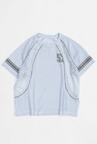 【メゾンスペシャル/MAISON SPECIAL】のNumbering Mesh T-Shirt/ナンバリングメッシュTシャツ 人気、トレンドファッション・服の通販 founy(ファニー) ファッション Fashion レディースファッション Fashion for Women トップス・カットソー Cut & Sew Tops シャツ・ブラウス・オフィスカジュアル Elegant Blouses & Button-Ups ロングTシャツ・Tシャツ Longline T-Shirts & Tees カットソー・ベーシックTシャツ Cut-and-Sewn Tops / Stretch Tees & Basics インナー Innerwear シアー Sheer, See-Through ショート Short, Short Length スリーブ Sleeve, Long Sleeve / Short Sleeve ドッキング Docking, Mixed Material ビッグ Big, Oversized プリント Print, Printed Pattern メッシュ Mesh, Net Fabric 再入荷 Restock / Back in Stock 夏 Summer thumbnail BLU(ブルー)|ID: prp329100004906147 ipo3291000000036731554
