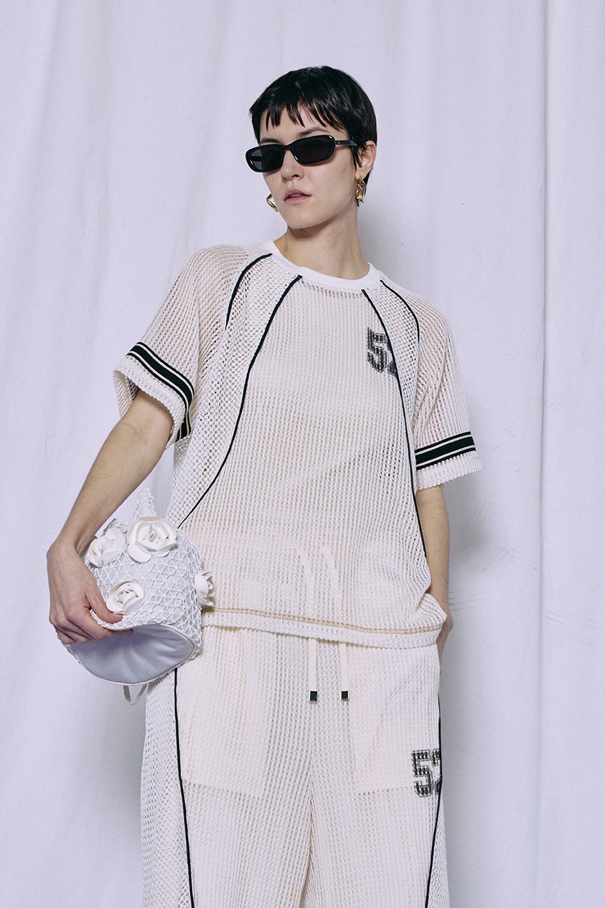 【メゾンスペシャル/MAISON SPECIAL】のNumbering Mesh T-Shirt/ナンバリングメッシュTシャツ 人気、トレンドファッション・服の通販 founy(ファニー) 　ファッション　Fashion　レディースファッション　Fashion for Women　トップス・カットソー　Cut & Sew Tops　シャツ・ブラウス・オフィスカジュアル　Elegant Blouses & Button-Ups　ロングTシャツ・Tシャツ　Longline T-Shirts & Tees　カットソー・ベーシックTシャツ　Cut-and-Sewn Tops / Stretch Tees & Basics　インナー　Innerwear　シアー　Sheer, See-Through　ショート　Short, Short Length　スリーブ　Sleeve, Long Sleeve / Short Sleeve　ドッキング　Docking, Mixed Material　ビッグ　Big, Oversized　プリント　Print, Printed Pattern　メッシュ　Mesh, Net Fabric　再入荷　Restock / Back in Stock　夏　Summer　other-7|ID: prp329100004906147 ipo3291000000036731560