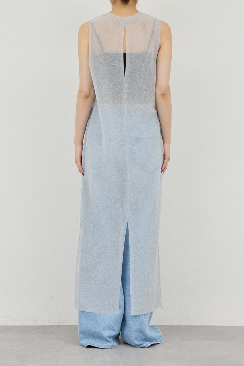 【ガリャルダガランテ/GALLARDAGALANTE】のラメニットドレス 人気、トレンドファッション・服の通販 founy(ファニー) 　ファッション　Fashion　レディースファッション　Fashion for Women　ワンピース　Dresses　フォーマル・パーティードレス・結婚式用ドレス　Elegant & Casual Dresses　チュニック　Tunic Tops & Dresses　チュニック　Tunic, Long Top　ドレス　Dress, One-Piece　ロング　Long, Long-Length　エレガント 上品　Elegant　新作・新入荷　New Arrivals / New In　other-8|ID: prp329100004906149 ipo3291000000036731581