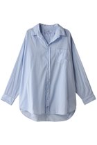 【フランク&アイリーン/Frank&Eileen】の【受注生産】【カスタム刺しゅう】MACKENZIE ORGANIC VOILE ビッグシャツ ブルー|ID:prp329100004906156