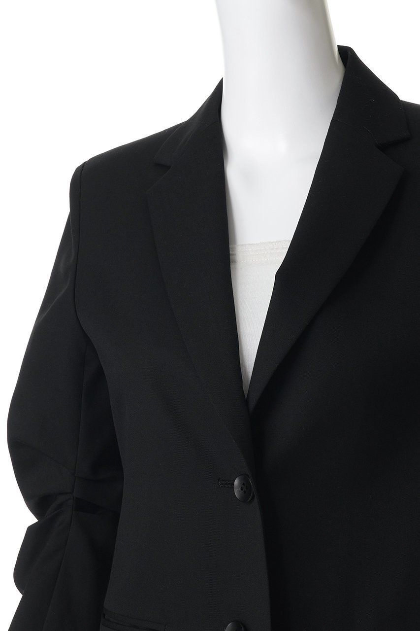 【チノ/CINOH】のクロップドスリーブ ハイツイスト ウール ジャケット 人気、トレンドファッション・服の通販 founy(ファニー) 　ファッション　Fashion　レディースファッション　Fashion for Women　アウター　Coat / Outerwear Collection　レディースジャケット・軽アウター　Jackets　クロップド　Cropped, Short Length　ジャケット　Jacket, Outerwear　ツイスト　Tweed, Tweed Fabric　ツイル　Twist, Twisted Detail　バランス　Balance, Style Balance　フロント　Front, Front Design　ボトム　Bottoms, Lower Wear　新作・新入荷　New Arrivals / New In　other-5|ID: prp329100004906164 ipo3291000000036731690