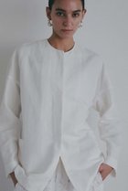 【ハー/HER.】の【4/2 12:00販売開始】Li/Cクルーネックジャケット ホワイト|ID: prp329100004906166 ipo3291000000036731704