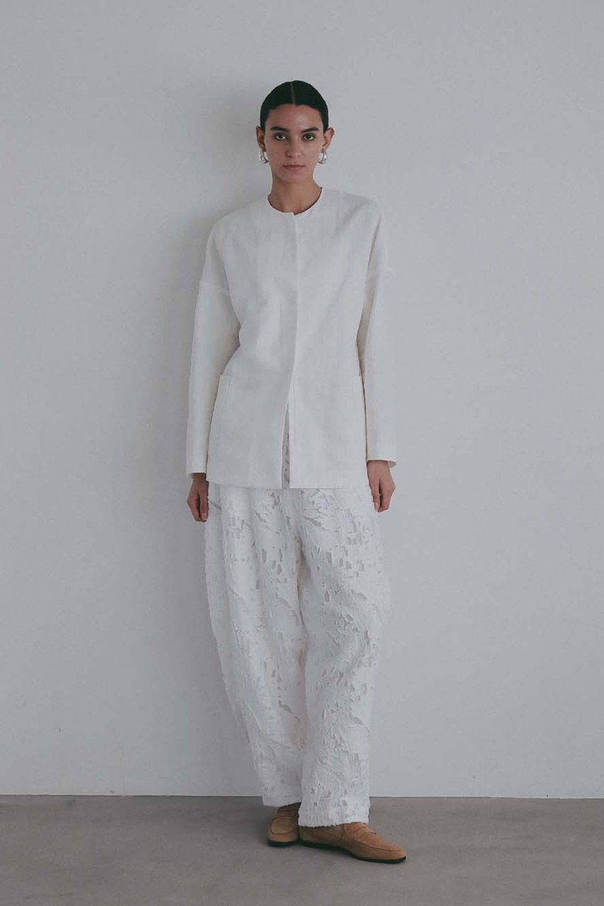 【ハー/HER.】の【4/2 12:00販売開始】Li/Cクルーネックジャケット 人気、トレンドファッション・服の通販 founy(ファニー) 　ファッション　Fashion　レディースファッション　Fashion for Women　アウター　Coat / Outerwear Collection　レディースジャケット・軽アウター　Jackets　おすすめ　Recommended / Our Picks　カーディガン　Cardigan, Knitwear　シンプル　Simple, Minimal　ジャケット　Jacket, Outerwear　リネン　Linen, Linen Fabric　エレガント 上品　Elegant　夏　Summer　新作・新入荷　New Arrivals / New In　羽織　Haori, Light Jacket　other-2|ID: prp329100004906166 ipo3291000000036731705