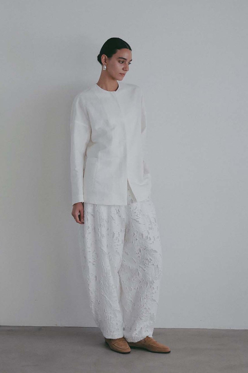 【ハー/HER.】の【4/2 12:00販売開始】Li/Cクルーネックジャケット 人気、トレンドファッション・服の通販 founy(ファニー) 　ファッション　Fashion　レディースファッション　Fashion for Women　アウター　Coat / Outerwear Collection　レディースジャケット・軽アウター　Jackets　おすすめ　Recommended / Our Picks　カーディガン　Cardigan, Knitwear　シンプル　Simple, Minimal　ジャケット　Jacket, Outerwear　リネン　Linen, Linen Fabric　エレガント 上品　Elegant　夏　Summer　新作・新入荷　New Arrivals / New In　羽織　Haori, Light Jacket　other-3|ID: prp329100004906166 ipo3291000000036731706