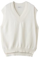 【ジェイドット/j.】のコットンニット Vネックベスト 人気、トレンドファッション・服の通販 founy(ファニー) ファッション Fashion レディースファッション Fashion for Women アウター Coat / Outerwear Collection レディースジャケット・軽アウター Jackets ジャケット Jacket, Outerwear スリット Slit, Slit Detail ベスト Vest, Waistcoat 新作・新入荷 New Arrivals / New In |ID:prp329100004906168