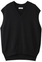 【ジェイドット/j.】のコットンニット Vネックベスト ブラック|ID: prp329100004906168 ipo3291000000036731724
