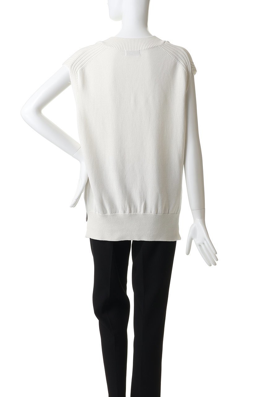 【ジェイドット/j.】のコットンニット Vネックベスト 人気、トレンドファッション・服の通販 founy(ファニー) 　ファッション　Fashion　レディースファッション　Fashion for Women　アウター　Coat / Outerwear Collection　レディースジャケット・軽アウター　Jackets　ジャケット　Jacket, Outerwear　スリット　Slit, Slit Detail　ベスト　Vest, Waistcoat　新作・新入荷　New Arrivals / New In　other-4|ID: prp329100004906168 ipo3291000000036731727