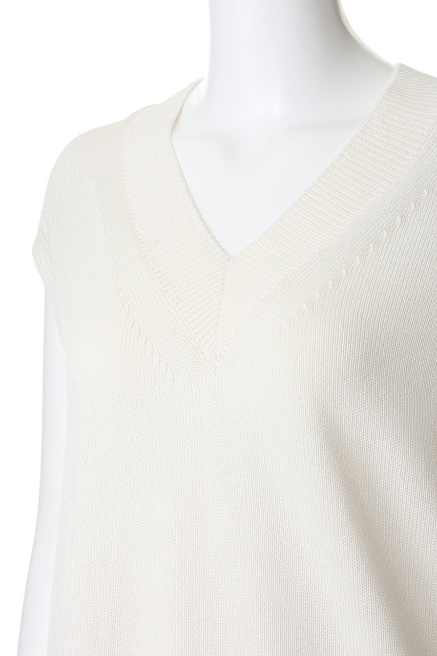 【ジェイドット/j.】のコットンニット Vネックベスト 人気、トレンドファッション・服の通販 founy(ファニー) 　ファッション　Fashion　レディースファッション　Fashion for Women　アウター　Coat / Outerwear Collection　レディースジャケット・軽アウター　Jackets　ジャケット　Jacket, Outerwear　スリット　Slit, Slit Detail　ベスト　Vest, Waistcoat　新作・新入荷　New Arrivals / New In　other-5|ID: prp329100004906168 ipo3291000000036731728