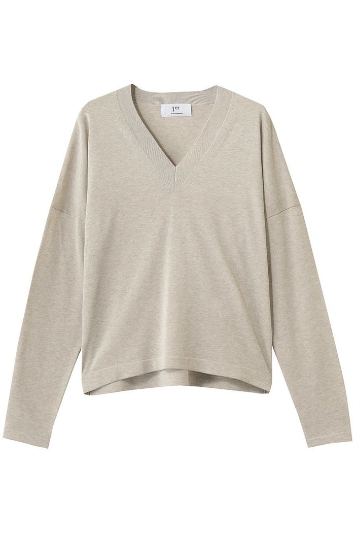 【プルミエ アロンディスモン/1er Arrondissement】のクリーンVネックニットプルオーバー インテリア・キッズ・メンズ・レディースファッション・服の通販 founy(ファニー) https://founy.com/ ファッション Fashion レディースファッション Fashion for Women トップス・カットソー Cut & Sew Tops ニット Knit Tops & Sweaters カジュアルプルオーバー・ニットトップス Pullovers & Knit Tops / Casual Pullovers Vネックトップス V-Neck Tops / V-Cut Neckline Shirts シンプル Simple, Minimal フィット Fit, Slim Fit プレーン Plain, Simple 夏 Summer 新作・新入荷 New Arrivals / New In |ID: prp329100004906171 ipo3291000000036731748