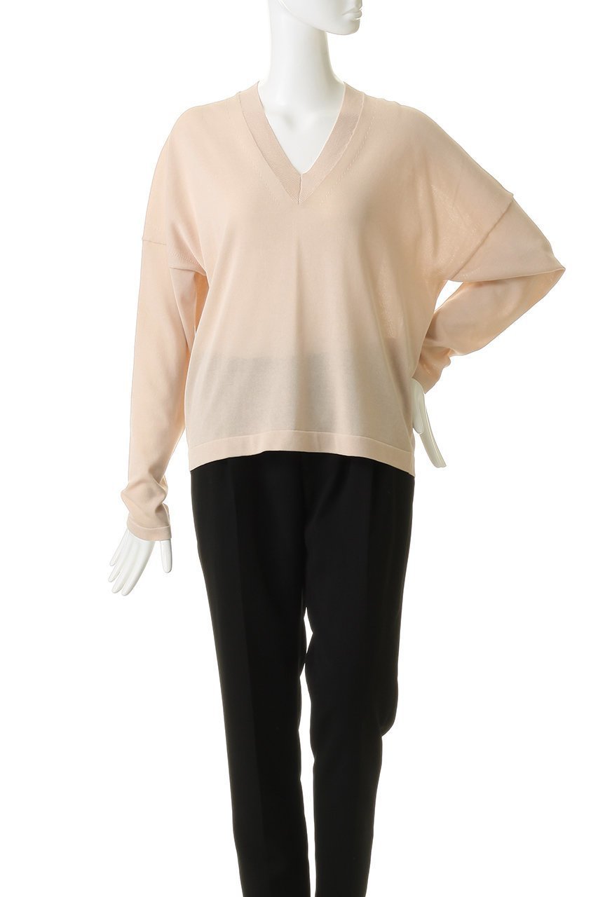 【プルミエ アロンディスモン/1er Arrondissement】のクリーンVネックニットプルオーバー 人気、トレンドファッション・服の通販 founy(ファニー) 　ファッション　Fashion　レディースファッション　Fashion for Women　トップス・カットソー　Cut & Sew Tops　ニット　Knit Tops & Sweaters　カジュアルプルオーバー・ニットトップス　Pullovers & Knit Tops / Casual Pullovers　Vネックトップス　V-Neck Tops / V-Cut Neckline Shirts　シンプル　Simple, Minimal　フィット　Fit, Slim Fit　プレーン　Plain, Simple　夏　Summer　新作・新入荷　New Arrivals / New In　other-2|ID: prp329100004906171 ipo3291000000036731752