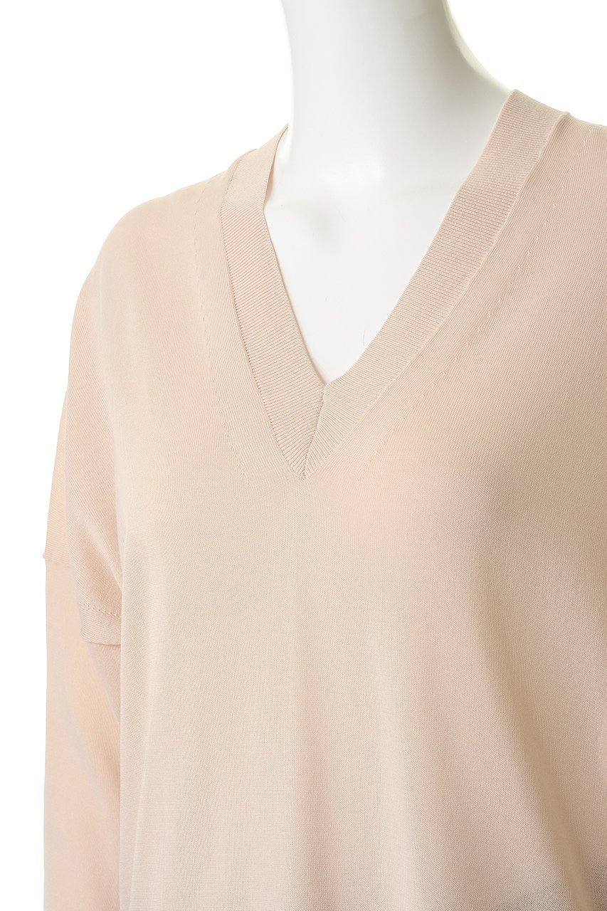 【プルミエ アロンディスモン/1er Arrondissement】のクリーンVネックニットプルオーバー 人気、トレンドファッション・服の通販 founy(ファニー) 　ファッション　Fashion　レディースファッション　Fashion for Women　トップス・カットソー　Cut & Sew Tops　ニット　Knit Tops & Sweaters　カジュアルプルオーバー・ニットトップス　Pullovers & Knit Tops / Casual Pullovers　Vネックトップス　V-Neck Tops / V-Cut Neckline Shirts　シンプル　Simple, Minimal　フィット　Fit, Slim Fit　プレーン　Plain, Simple　夏　Summer　新作・新入荷　New Arrivals / New In　other-5|ID: prp329100004906171 ipo3291000000036731755