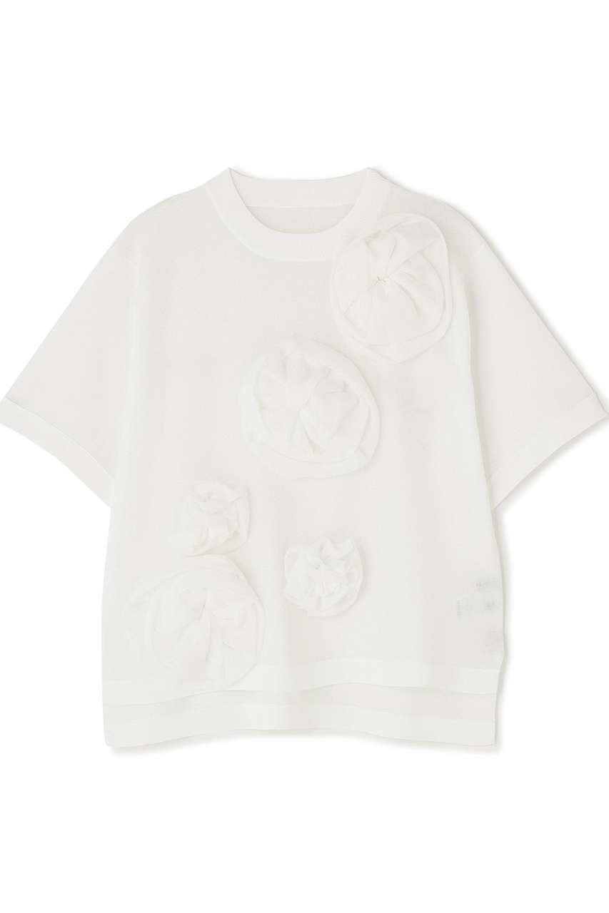 【アドーア/ADORE】のブロッサムニット インテリア・キッズ・メンズ・レディースファッション・服の通販 founy(ファニー) 　ファッション　Fashion　レディースファッション　Fashion for Women　トップス・カットソー　Cut & Sew Tops　ニット　Knit Tops & Sweaters　カジュアルプルオーバー・ニットトップス　Pullovers & Knit Tops / Casual Pullovers　アクセサリー　Fashion Accessories　夏　Summer　新作・新入荷　New Arrivals / New In　春　Spring　S/S・春夏　SS, Spring/Summer, Warm Season　ホワイト|ID: prp329100004906172 ipo3291000000036731758