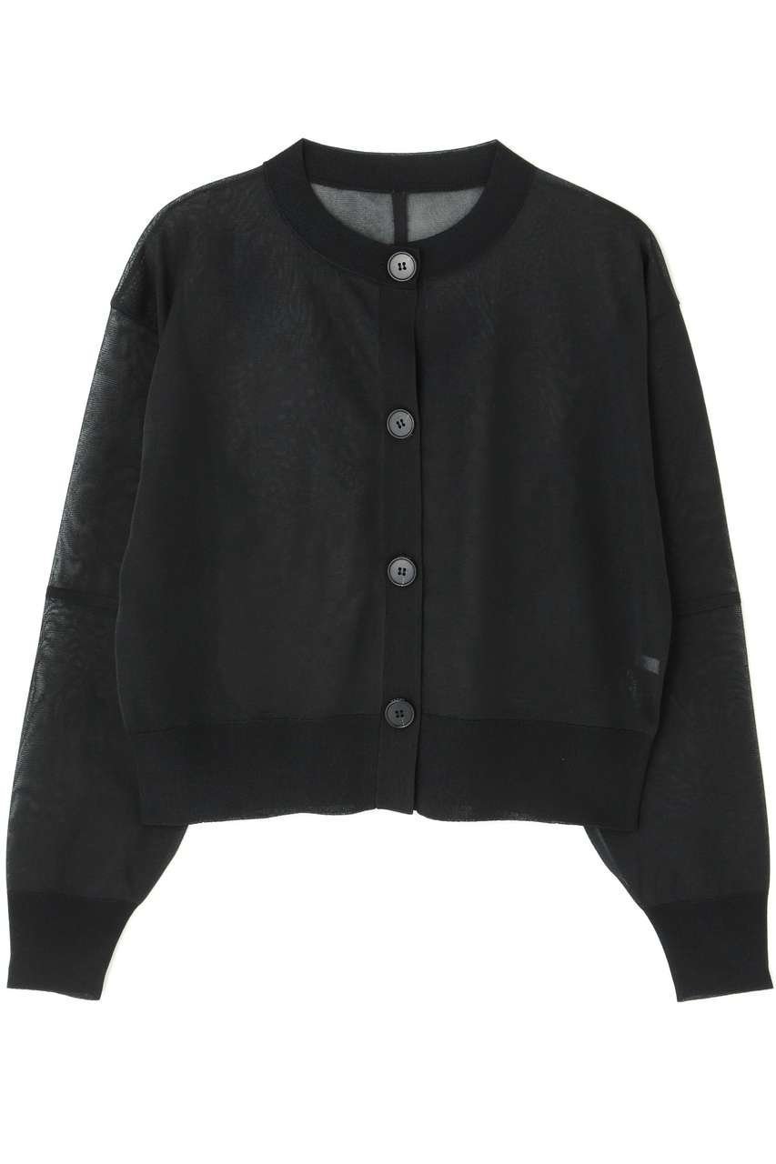 【アドーア/ADORE】のトランスペアレントニット インテリア・キッズ・メンズ・レディースファッション・服の通販 founy(ファニー) 　ファッション　Fashion　レディースファッション　Fashion for Women　トップス・カットソー　Cut & Sew Tops　ニット　Knit Tops & Sweaters　カジュアルプルオーバー・ニットトップス　Pullovers & Knit Tops / Casual Pullovers　カーディガン　Cardigan, Knitwear　シアー　Sheer, See-Through　スリット　Slit, Slit Detail　バランス　Balance, Style Balance　ルーズ　Loose, Oversized　エレガント 上品　Elegant　新作・新入荷　New Arrivals / New In　ブラック|ID: prp329100004906173 ipo3291000000036731761