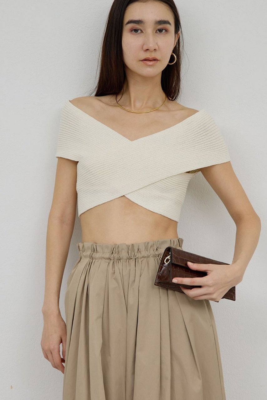 【ガリャルダガランテ/GALLARDAGALANTE】のクロスリブビスチェ 人気、トレンドファッション・服の通販 founy(ファニー) 　ファッション　Fashion　レディースファッション　Fashion for Women　トップス・カットソー　Cut & Sew Tops　ニット　Knit Tops & Sweaters　カジュアルプルオーバー・ニットトップス　Pullovers & Knit Tops / Casual Pullovers　ビスチェ　Bustiers & Corset Tops / Layered Bustier Style　カットソー　Cut and Sewn Top　コンパクト　Compact, Small Size　タンク　Tank Top, Sleeveless Top　新作・新入荷　New Arrivals / New In　 other-1|ID: prp329100004906174 ipo3291000000036731765