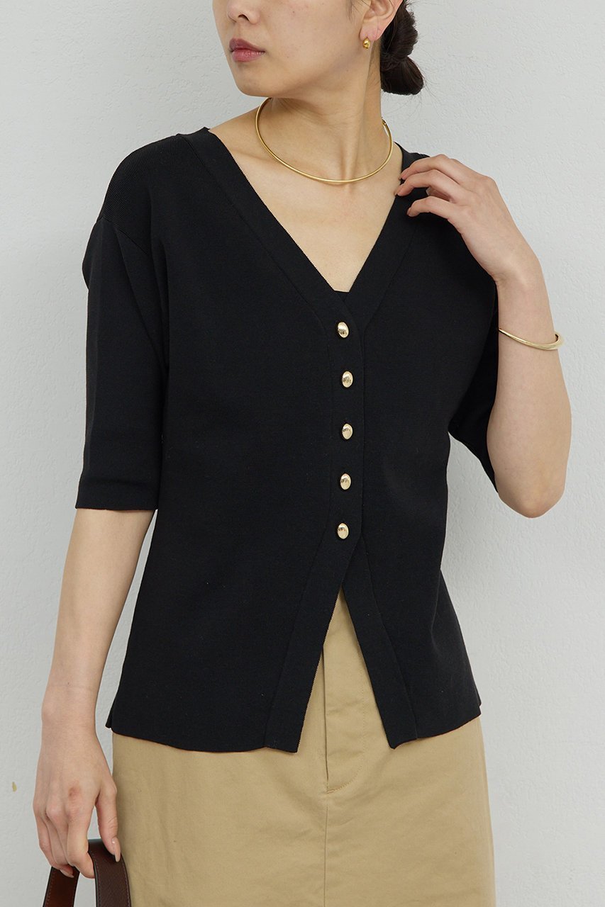 【ガリャルダガランテ/GALLARDAGALANTE】のペプラムニットカーデ 人気、トレンドファッション・服の通販 founy(ファニー) 　ファッション　Fashion　レディースファッション　Fashion for Women　トップス・カットソー　Cut & Sew Tops　ニット　Knit Tops & Sweaters　カーディガン・羽織り　Layered Style Cardigans　カーディガン　Cardigan, Knitwear　ベーシック　Basic, Essential　ペプラム　Peplum, Flared Hem　新作・新入荷　New Arrivals / New In　羽織　Haori, Light Jacket　other-7|ID: prp329100004906176 ipo3291000000036731791