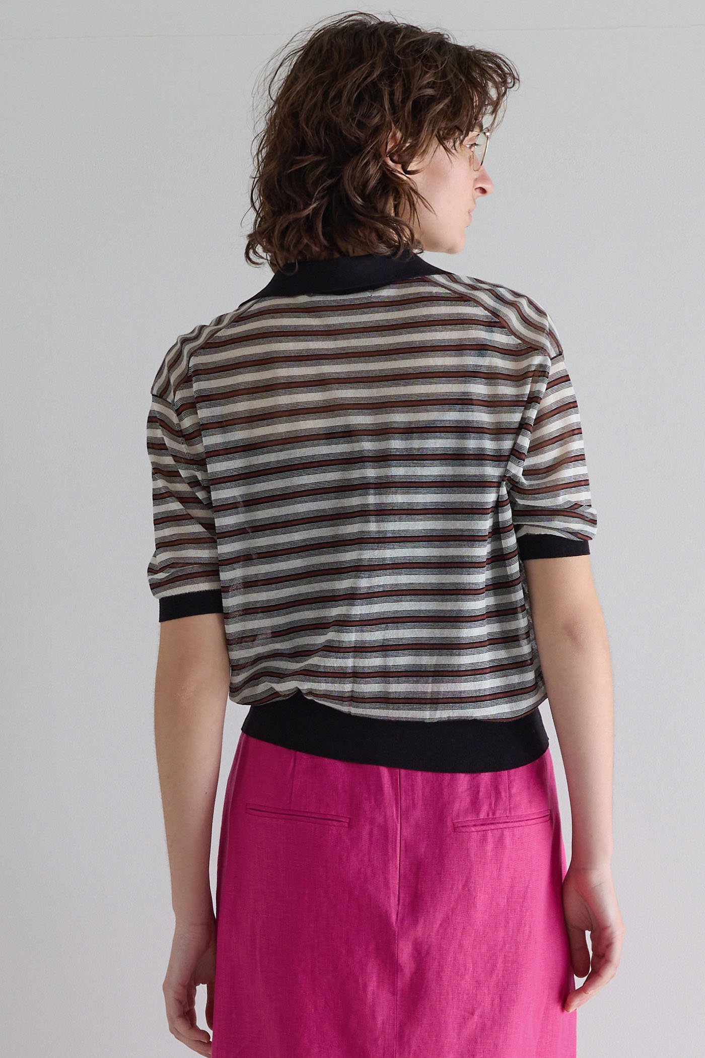 【マルティニーク/martinique】のシアーボーダーポロ 人気、トレンドファッション・服の通販 founy(ファニー) 　ファッション　Fashion　レディースファッション　Fashion for Women　トップス・カットソー　Cut & Sew Tops　ニット　Knit Tops & Sweaters　カジュアルプルオーバー・ニットトップス　Pullovers & Knit Tops / Casual Pullovers　おすすめ　Recommended / Our Picks　インナー　Innerwear　シアー　Sheer, See-Through　ボーダー　Border, Stripe　メンズ　Men's, Menswear　夏　Summer　新作・新入荷　New Arrivals / New In　春　Spring　other-3|ID: prp329100004906177 ipo3291000000036731796