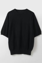 【ハー/HER.】のC/Nハーフスリーブニット ブラック|ID:prp329100004906179