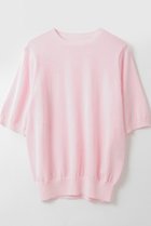 【ハー/HER.】のC/Nハーフスリーブニット ピンク|ID:prp329100004906179