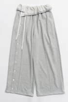 【メゾンスペシャル/MAISON SPECIAL】のButton Slit Turn-Back Sweat Pants/ボタンスリットターンバックスウエットパンツ 人気、トレンドファッション・服の通販 founy(ファニー) ファッション Fashion レディースファッション Fashion for Women パンツ Pants & Trousers バッグ Bags おすすめ Recommended / Our Picks スピンドル Spindle, Drawcord thumbnail GRY(グレー)|ID: prp329100004906201 ipo3291000000036731984