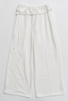 【メゾンスペシャル/MAISON SPECIAL】のButton Slit Turn-Back Sweat Pants/ボタンスリットターンバックスウエットパンツ 人気、トレンドファッション・服の通販 founy(ファニー) ファッション Fashion レディースファッション Fashion for Women パンツ Pants & Trousers バッグ Bags おすすめ Recommended / Our Picks スピンドル Spindle, Drawcord thumbnail WHT(ホワイト)|ID: prp329100004906201 ipo3291000000036731985