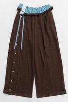 【メゾンスペシャル/MAISON SPECIAL】のButton Slit Turn-Back Sweat Pants/ボタンスリットターンバックスウエットパンツ 人気、トレンドファッション・服の通販 founy(ファニー) ファッション Fashion レディースファッション Fashion for Women パンツ Pants & Trousers バッグ Bags おすすめ Recommended / Our Picks スピンドル Spindle, Drawcord thumbnail BRN(ブラウン)|ID: prp329100004906201 ipo3291000000036731986
