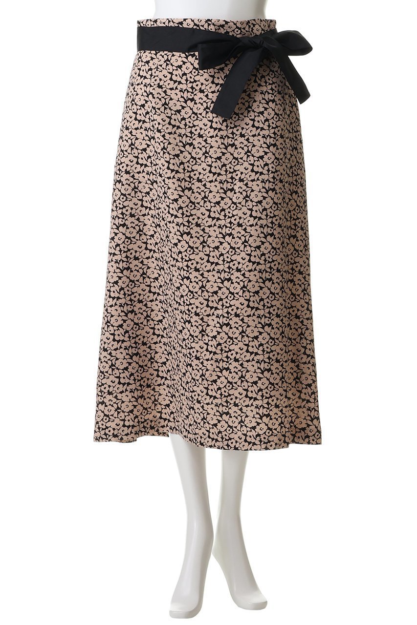 【ティアラ/Tiara】のPansyプリントリボンベルトスカート(セットアップ可) 人気、トレンドファッション・服の通販 founy(ファニー) 　ファッション　Fashion　レディースファッション　Fashion for Women　セットアップ　Matching Sets　スカート・ミニ/ミディ/マキシ　Skirts / Mini, Midi & Maxi Skirts　スカート　Skirts　ロングスカート　Long Skirts / Maxi & Midi Skirts　ベルト&ウエストマーク　Belts & Waist Accessories　エレガント 上品　Elegant　オケージョン　Occasion Wear　セットアップ　Set-Up, Coordinated Outfit　パーティ　Party, Party Style　フレア　Flare, Flared　プリント　Print, Printed Pattern　モチーフ　Motif, Design Theme　リボン　Ribbon, Bow　ロング　Long, Long-Length　新作・新入荷　New Arrivals / New In　other-2|ID: prp329100004906203 ipo3291000000036732010