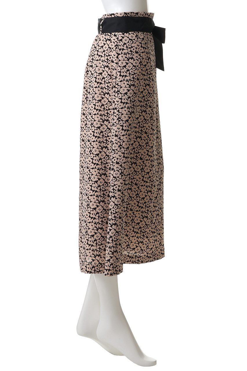 【ティアラ/Tiara】のPansyプリントリボンベルトスカート(セットアップ可) 人気、トレンドファッション・服の通販 founy(ファニー) 　ファッション　Fashion　レディースファッション　Fashion for Women　セットアップ　Matching Sets　スカート・ミニ/ミディ/マキシ　Skirts / Mini, Midi & Maxi Skirts　スカート　Skirts　ロングスカート　Long Skirts / Maxi & Midi Skirts　ベルト&ウエストマーク　Belts & Waist Accessories　エレガント 上品　Elegant　オケージョン　Occasion Wear　セットアップ　Set-Up, Coordinated Outfit　パーティ　Party, Party Style　フレア　Flare, Flared　プリント　Print, Printed Pattern　モチーフ　Motif, Design Theme　リボン　Ribbon, Bow　ロング　Long, Long-Length　新作・新入荷　New Arrivals / New In　other-3|ID: prp329100004906203 ipo3291000000036732011