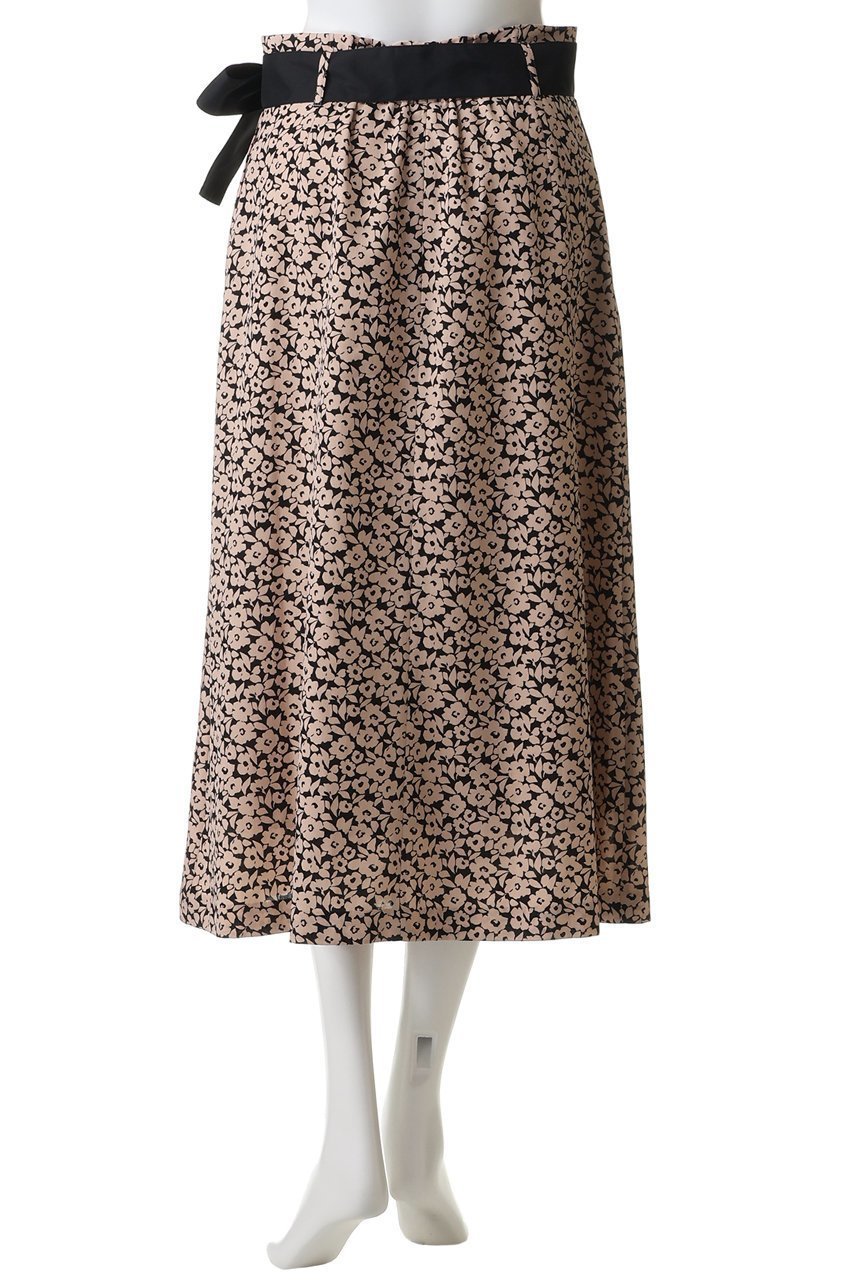 【ティアラ/Tiara】のPansyプリントリボンベルトスカート(セットアップ可) 人気、トレンドファッション・服の通販 founy(ファニー) 　ファッション　Fashion　レディースファッション　Fashion for Women　セットアップ　Matching Sets　スカート・ミニ/ミディ/マキシ　Skirts / Mini, Midi & Maxi Skirts　スカート　Skirts　ロングスカート　Long Skirts / Maxi & Midi Skirts　ベルト&ウエストマーク　Belts & Waist Accessories　エレガント 上品　Elegant　オケージョン　Occasion Wear　セットアップ　Set-Up, Coordinated Outfit　パーティ　Party, Party Style　フレア　Flare, Flared　プリント　Print, Printed Pattern　モチーフ　Motif, Design Theme　リボン　Ribbon, Bow　ロング　Long, Long-Length　新作・新入荷　New Arrivals / New In　other-4|ID: prp329100004906203 ipo3291000000036732012