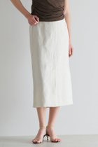 【マルティニーク/martinique】のリネンストレッチボートフロントスリットスカート(セットアップ可) オフ|ID: prp329100004906205 ipo3291000000036732025