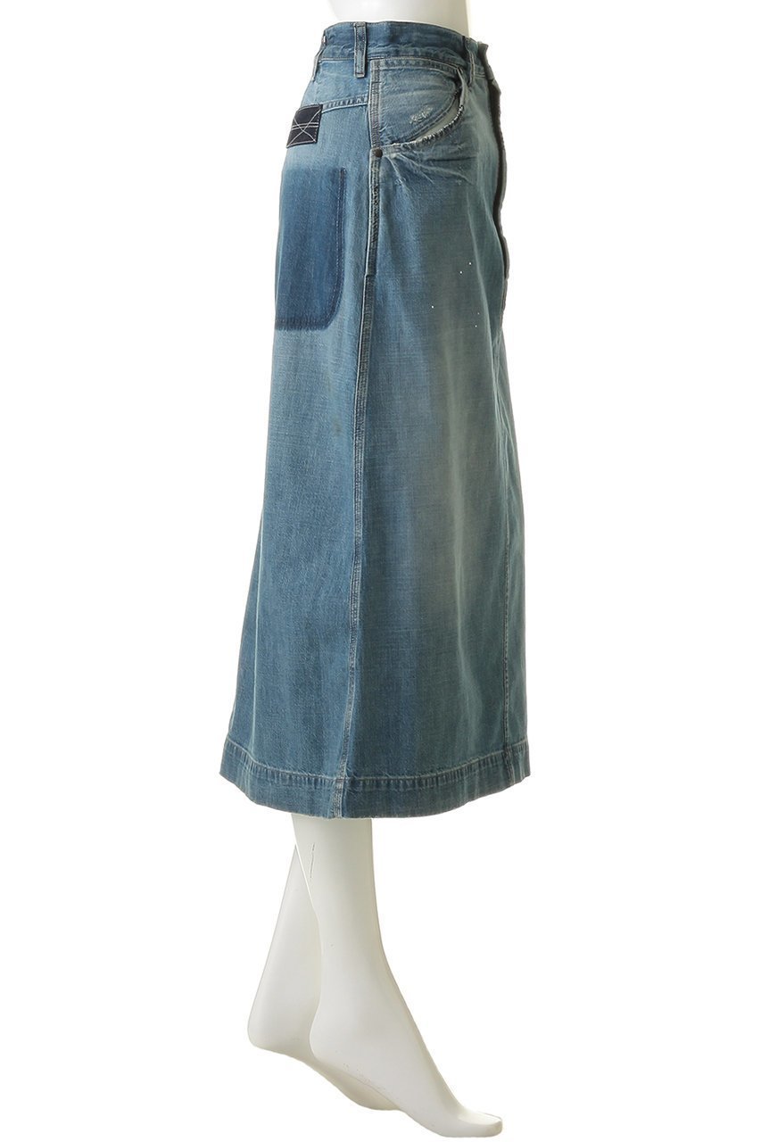 【メゾン マルジェラ/MAISON MARGIELA】のデニムスカート 人気、トレンドファッション・服の通販 founy(ファニー) 　ファッション　Fashion　レディースファッション　Fashion for Women　スカート　Skirts　デニムスカート・カジュアルスカート　Denim Skirts　ロングスカート　Long Skirts / Maxi & Midi Skirts　ダメージ　Distressed, Destroyed　デニム　Denim, Jeans Material　ロング　Long, Long-Length　ヴィンテージ　Vintage Style　新作・新入荷　New Arrivals / New In　other-3|ID: prp329100004906206 ipo3291000000036732038