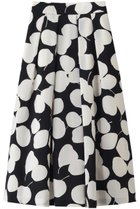 【ティアラ/Tiara】のリーフドットプリントスカート(セットアップ可) ブラック|ID: prp329100004906207 ipo3291000000036732043