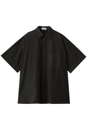 【ザ リラクス/THE RERACS】のサルファーガーメントダイイングショートスリーブシャツ 大人の最旬トレンドファッション＆コーディネート founy(ファウニー) ファッション Fashion レディースファッション Fashion for Women トップス・カットソー Cut & Sew Tops シャツ・ブラウス・オフィスカジュアル Elegant Blouses & Button-Ups ショルダー Shoulder, Shoulder Strap ショート Short, Short Length スリーブ Sleeve, Long Sleeve / Short Sleeve ダウン Down, Puffer デニム Denim, Jeans Material ドロップ Drop Shoulder, Dropped Style ビジネス 仕事 通勤 Business / Work / Commuting リラックス Relax, Relaxed Fit |ID:prp329100004906218