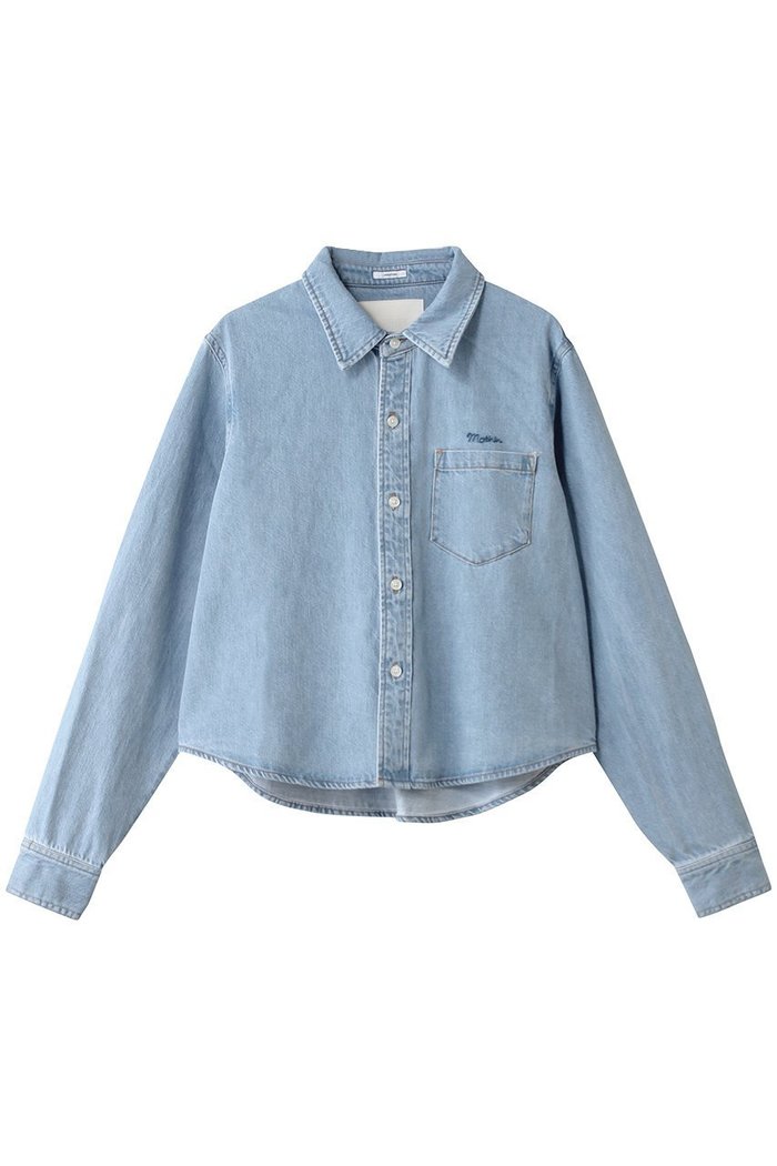 【マザー/MOTHER】のTHE HONOR ROLL クロップドデニムシャツ (GNS) インテリア・キッズ・メンズ・レディースファッション・服の通販 founy(ファニー) https://founy.com/ ファッション Fashion レディースファッション Fashion for Women トップス・カットソー Cut & Sew Tops シャツ・ブラウス・オフィスカジュアル Elegant Blouses & Button-Ups おすすめ Recommended / Our Picks クロップド Cropped, Short Length コンパクト Compact, Small Size スリーブ Sleeve, Long Sleeve / Short Sleeve デニム Denim, Jeans Material バランス Balance, Style Balance ロング Long, Long-Length ワイド Wide, Wide Fit 人気 Popular, Best Seller 今季 This Season, Current Season 定番 Standard, Basic Item |ID: prp329100004906235 ipo3291000000036734655