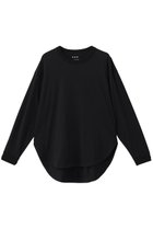 【スリー ドッツ/three dots】のミルキージャージー 長袖Tシャツ ブラック|ID: prp329100004906241 ipo3291000000036734703